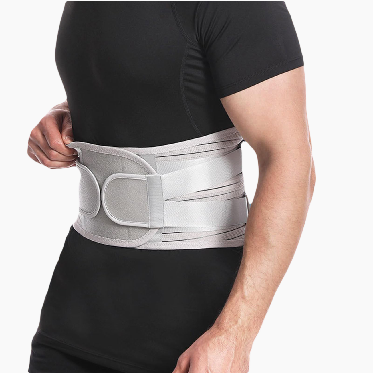 Back Support Belt with Metal Stays